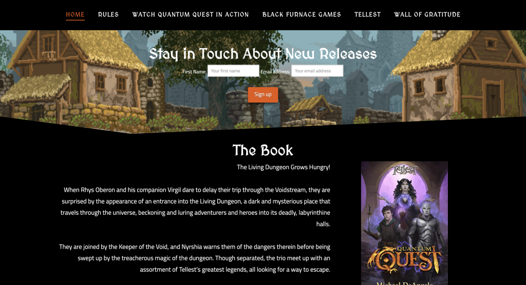 Quantum Quest Newsletter / Book Section